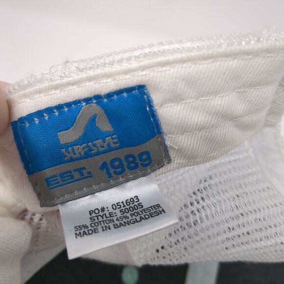 Clearwater Beach 1915 Snapback Trucker Hat Blue OS Adjustable Mesh Surfstyle - Picture 8 of 8